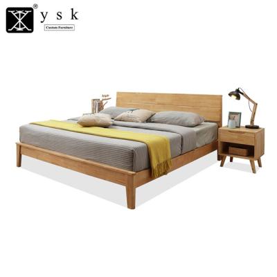 China C901E Modern Design High Quality Wooden Bed Frame For Bedroom for sale