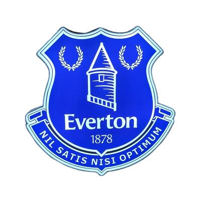 China Customized 3D Print Led Light Box For Everton FC Logo Team Signage Customize Square for sale