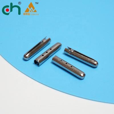 China Hot Men's Twill Pants Clothing Accessories Metal Bullet Soft Silver Studs Bullet Studs Plating Metal Studs Tips for sale