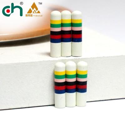 China Hot selling bullet nickel free ferret with rainbow color protective coating tips use for shoes and garment for sale