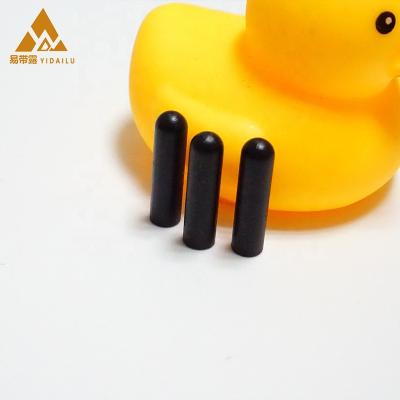 China YIDAILU Black Plastic Studs Round Plastic Bullet Studs / Plugs Plastic Studs Polyester Suction Tipping Twine Plastic Studs Tip Cord Lace Ends Hoodie for sale