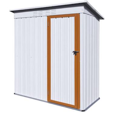 China 5' x 3' Outdoor Storage Shed Garden Metal Tool Shed Storage For Backyard for sale