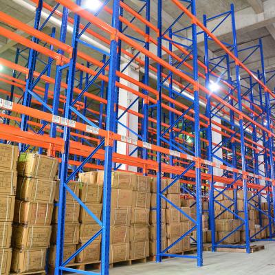 China Corrosion Protection Q235B Steel Stacking Racks And Shelving With Steel Wire Mesh Or Panel for sale