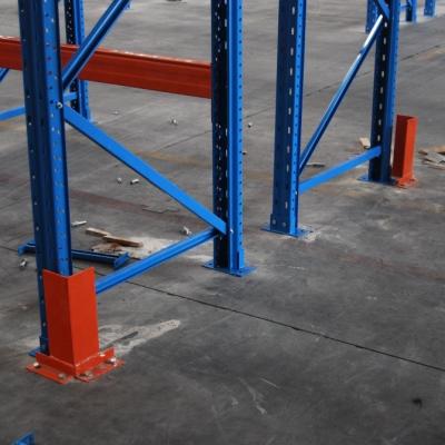 China Corrosion protection support safety beam; Stretching amount, guard Etc. Pallet rack accessories for sale