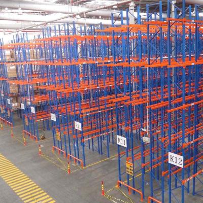 China Heavy Duty Warehouse Storage Double Deep Racking Q235B for sale