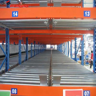 China Heavy Duty Corrosion Protection FIFO Shelving Storage Gravity Racks Metal In Warehouse for sale