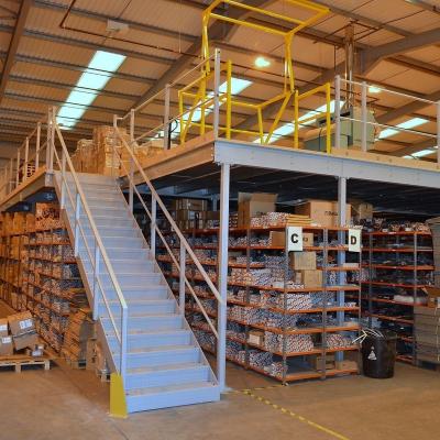 China Heavy Duty Corrosion Protection Pallet Racking Supported Mezzanine Floor Racks Mezzanine Platform for sale