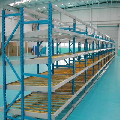 China Warehouse Rack Warehouse Picking System -- Cardboard Flow Rack with Gravity Roller Rack Power Rack for sale