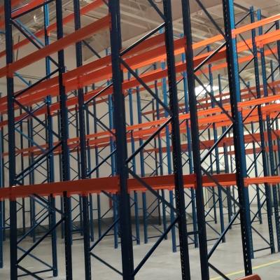 China Corrosion Protection Steel Material Powder Coated Pallet Racking zu verkaufen