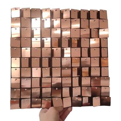 China 2021 Hot Sale Outdoor Decoration 3D Gold Sequin Panel For Decoration for sale