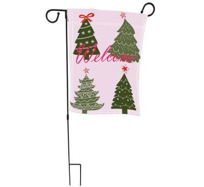 China Health Care Institute Custom Wholesale Christmas 2021 Yard Flags for sale