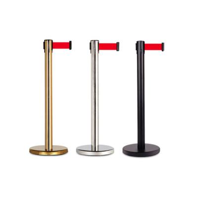 China 2022 Hotel Retractable Queue Rope Guardrail for Crowd Control for sale