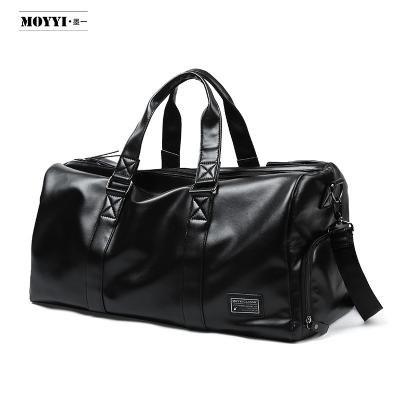 China Water Resistant Travel Bag Luggage Men Waterproof Sport Bags Women Travel Smart Leather Duffel Bag With Shoes Compartment for sale