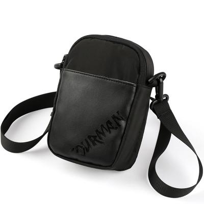 China 2021 fashion messenger lady's shoulder bag nylon cross sling small long simple waterproof professional men's lady's shoulder bag for sale