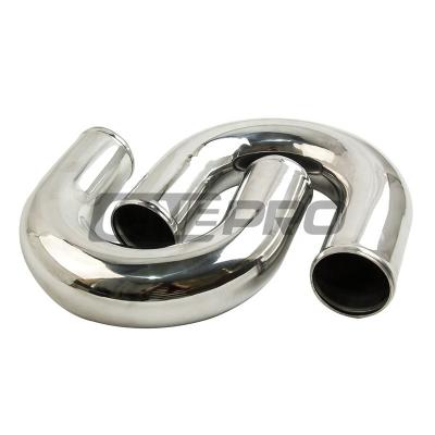 China Performance Auto Repair Universal 180 Degree Elbow Aluminum Alloy Turbocharger Intercooler Hose Tube for sale