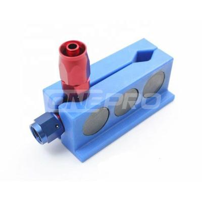 China Magnetic High Performance Auto Repair Universal A Nylon Hose End Adjustment Vise Jaw Block Insert Tool for sale