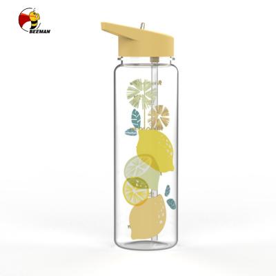 China Beeman Customized Large Cool School Circle Viable Best Plastic Drinking Water Bottle for sale