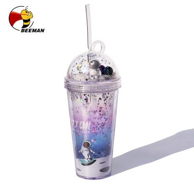 China Cute Space Magic Double Wall Beeman 2022 Bpa Sublimation Mug Gift Set Wholesale Custom Hot Disposable Style Free Shipping for sale