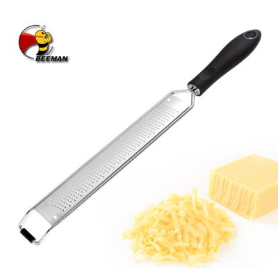 China Beeman Stainless Steel Kitchen Cheese Cassava Lemon Zester Viable Grater for sale