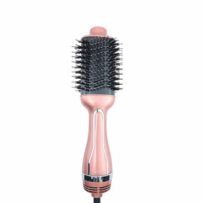 China Best Travel Colors Hot Air Comb Rotate Blow Comb Multifunctional Professional Portable Automatic Hair Straightener Ionic Hot Air Comb for sale