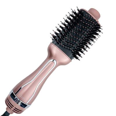 China 4-1 Ionic Electric Brush Negative Ion Comb, Airbrush Blow Dryer Blow Dryer Hot Brush for sale