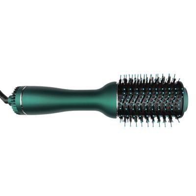 China Comb Ionic Styler Hot Air Hair Dryer Blow Straightener Hair Dryer Heating Brush for sale