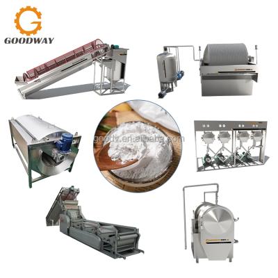 China Vegetable Processing Plant Tapioca Starch Making Machine Starch Extraction Machine Cassava Starch Processing Line for sale