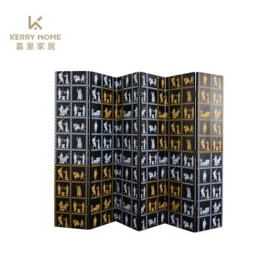 China Modern Design Traditional Art Luxury Wooden Decorative Screen Living Room Divider Set for sale