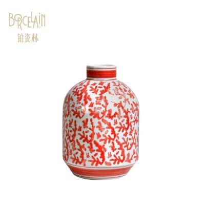 China Best Selling Traditional Elegant Vase, Chinese Antique Style Porcelain Ceramic Vase for sale