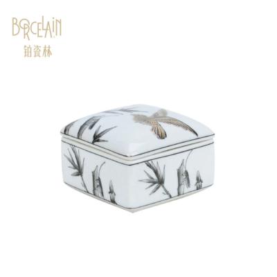 China China Suppliers Wholesale Porcelain Custom Wedding Luxury Small Jewelry Gift Box for sale