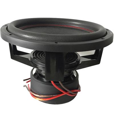 China Car Audio System Hot Selling 12inch Cone Performance Unpressed Paper Height Subwoofer With Aluminum Basket for sale