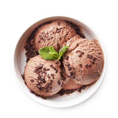 China Solid Drinks Cheap New Product Chocolate Flavor Soft Healthy Ice Cream Ingredients for sale