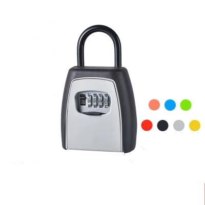 China Anti-corrosion Mini Safety Keys Emergency Key Hide Safe Storage hotel Used Storage Wall Locker Padlock Waterproof Code Cable Lock Box for sale