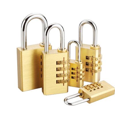 China Brass GSFIXTOP 3 Digits Pad Lock Security Safety Password Door Code Number Locks Combination Padlocks for sale