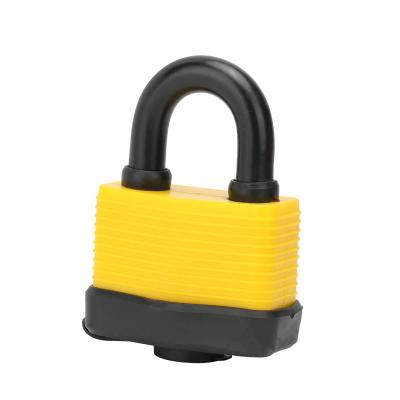 China Plastic padlock High Quality Industrial Candado inteligente Laminado 32mm  38mm 50mm Iron Waterproof Laminated Steel Padlock Locks & Keys for sale