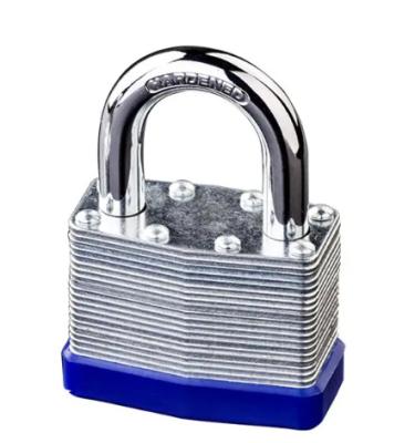 China Metal Waterproof Safety Iron 40mm Lock Heavy Duty Hardened Steel Laminated Padlock for sale