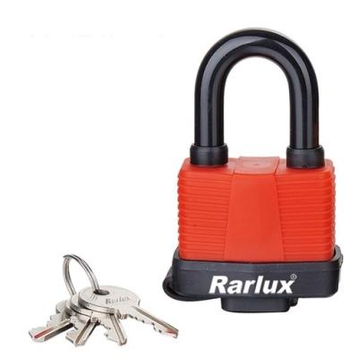 China Durable High Safety Rarlux Cheap Price steel padlock Anti-rust Waterproof Laminated Padlock for sale