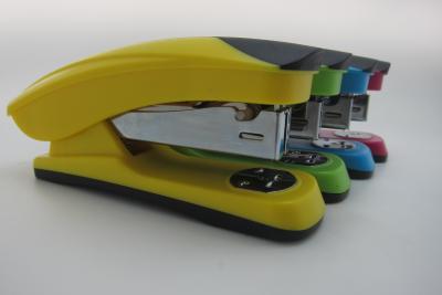 China Colorful Metal & Plastic Office Stapler With Skidproof Bottom Tray for sale