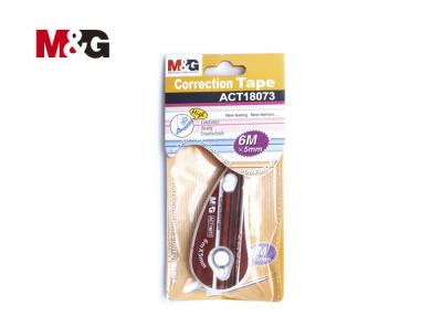 China Special brown colors correction tape pen with cap allusion and fashion for sale