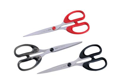 China La seguridad oficina de 195 milímetros Scissors las tijeras rectas del metal de la manija cómodas en venta