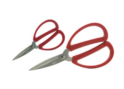 China El hogar agudo del acero inoxidable de la extremidad Scissors las tijeras profesionales rojas en venta