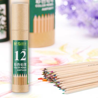 China M & G Dozen Pack Long Wooden Pencils Durable HB Pencil With Kraft Case for sale