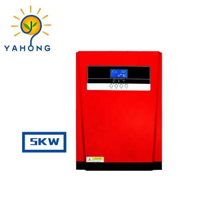 China Home Solar Power System Hybrid Off Grid Inverter 5kw 220v Solar Inverter Built With MPPT Controller for sale