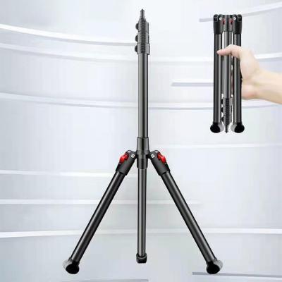 China Mini Lightweight Aluminum Tripod for Camera and Phone 1.6m Live Camera Shooting Tripod TikTok Camera Tripod Stand for sale