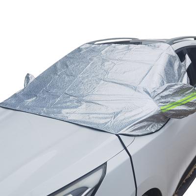 China Car Waterproof Outdoor Windproof Half Cover Antifreeze Aluminum Foil Sunshade for sale