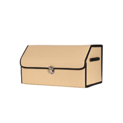 China Business Car Backup Storage Folding Storage Box Storage Box Car Leather Supplies for sale