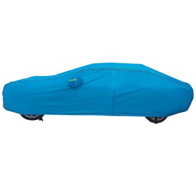 China Car Waterproof Blue Reflective Cover Waterproof UV Protection Car Clothing for sale