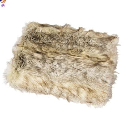 China Anti-pilling Fuzzy Luxury Faux Fur Super Soft Fluffy Comfortable Warm Throw Blanket for sale