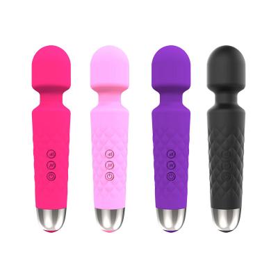 China Wholesale High Quality Silicone Rechargeable Vibrator G Spot Massager AV Vibrator For Woman Sex Toy Vibrator For Women for sale