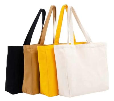 China Wholesale Handled Custom Design Recycle Canvas Cotton Shopping Tote Bag With Logo for sale